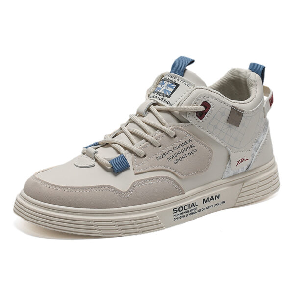 High-top casual slip-on sneakers-dc6006